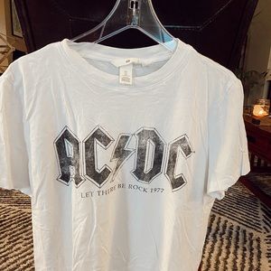 AC DC H&M shirt